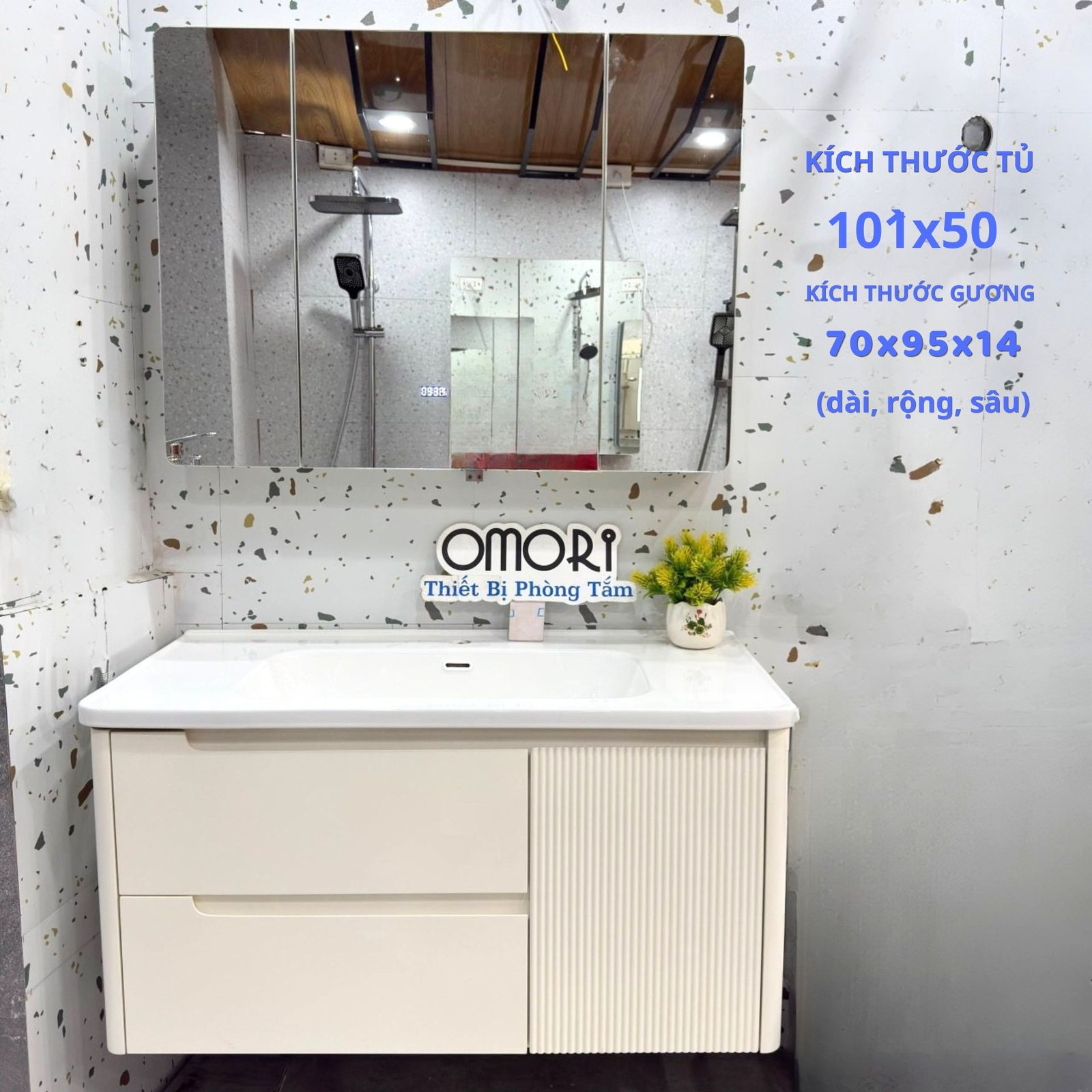 BỘ TỦ CHẬU LAVABO TOZU TZ-T20T-100
